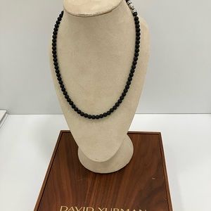 David Yurman black onyx necklace